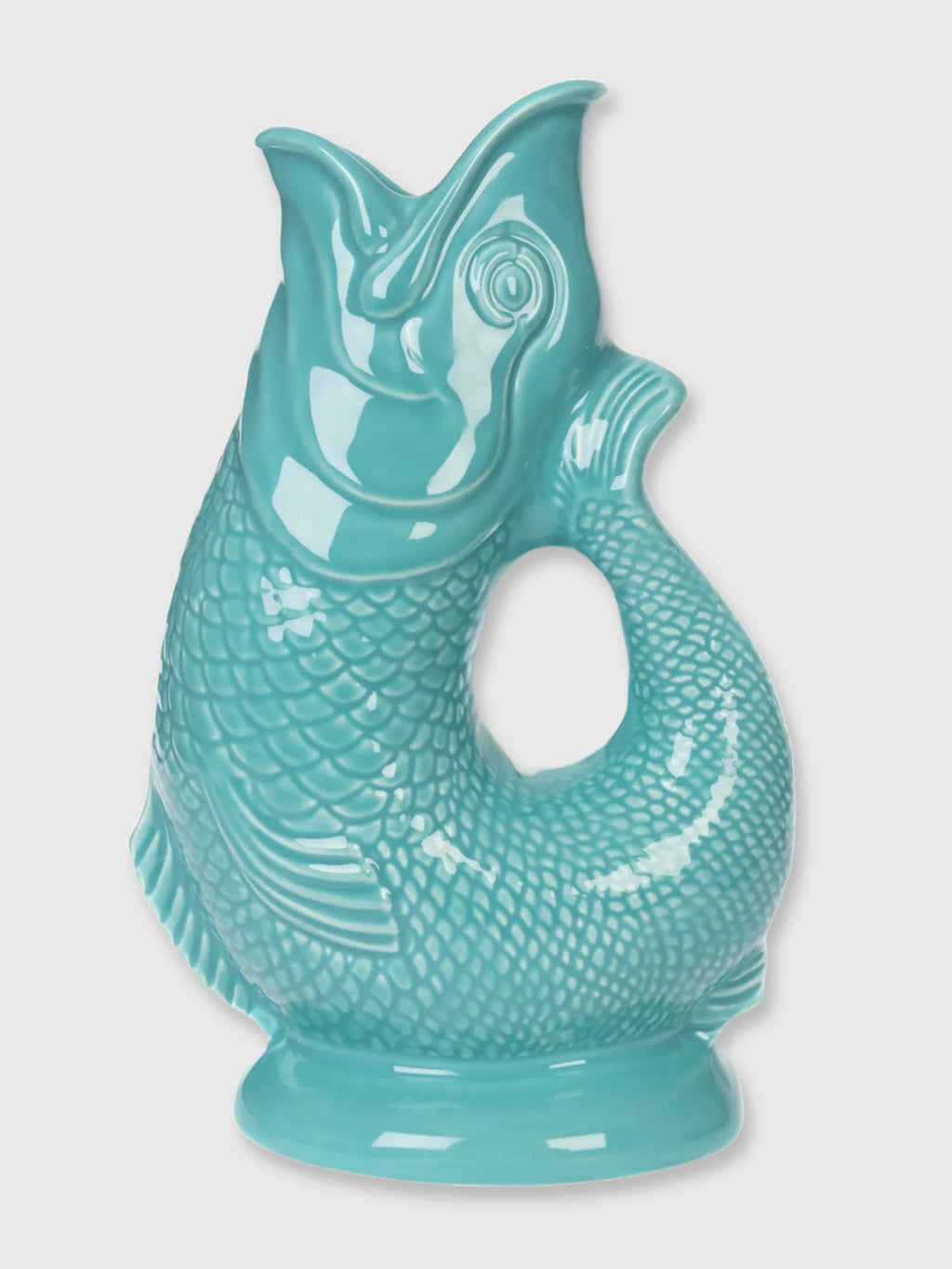 Gurgly Glug Jug Vase Extra Large - Aqua