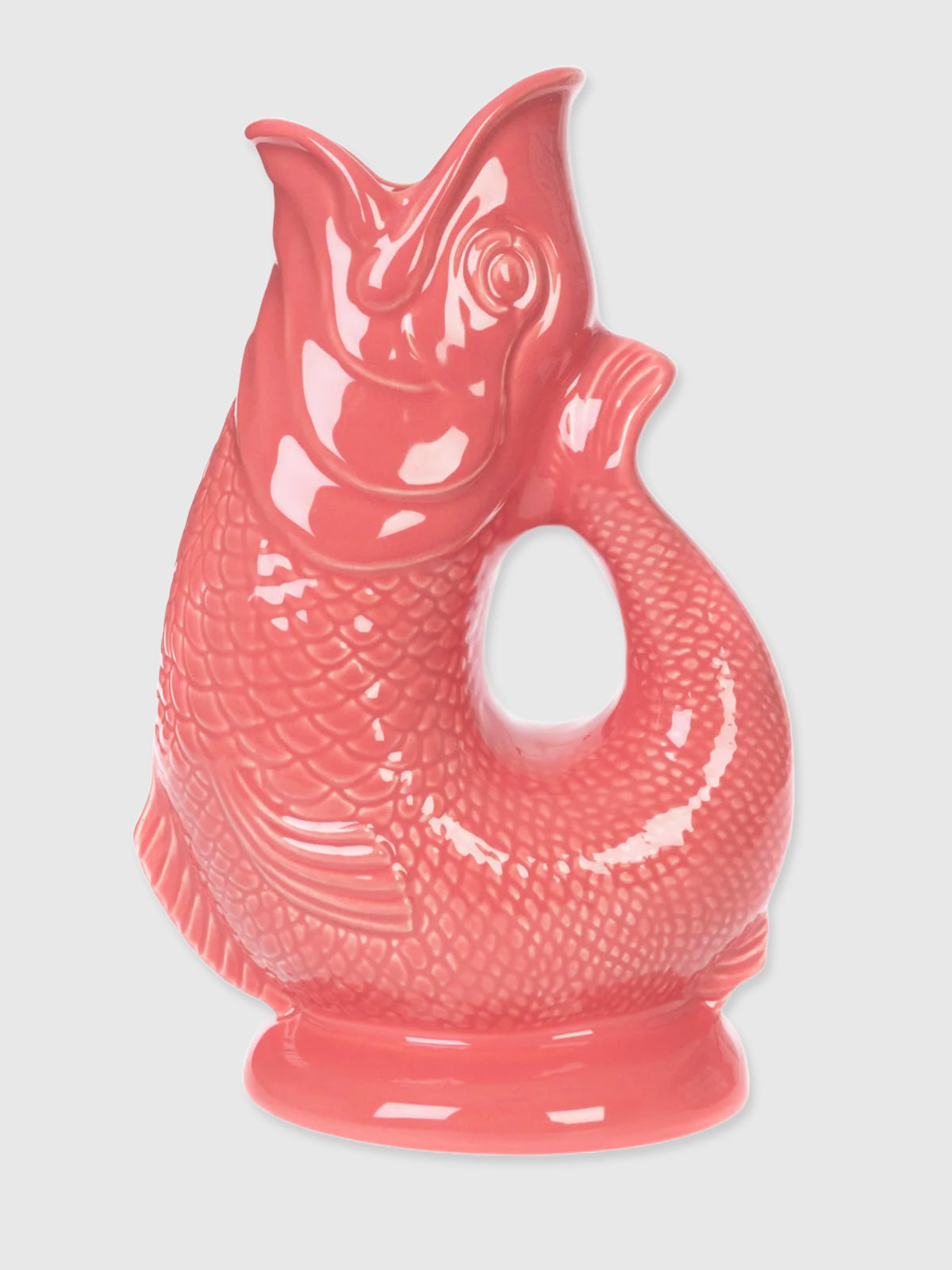 Gurgly Glug Jug Vase Extra Large - Coral