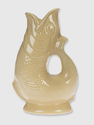 Gurgly Glug Jug Vase Extra Large - Straw Yellow