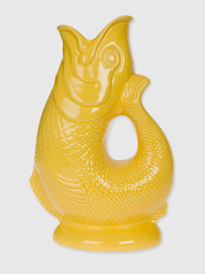 Gurgly Glug Jug Vase Extra Large - Yellow