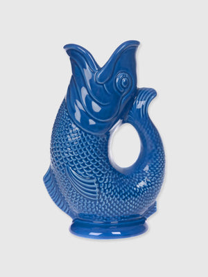 Gurgly Glug Jug Vase Large - Azure Blue
