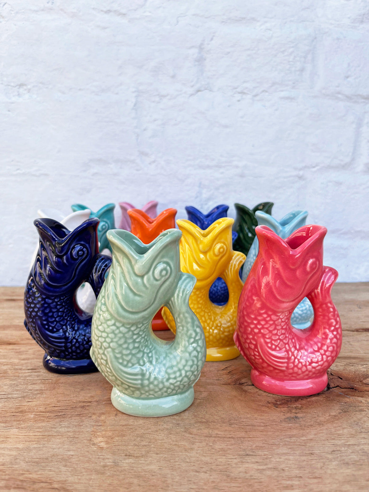 Gurgly Glug Jug Vase Mini Small - Yellow