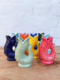 Gurgly Glug Jug Vase Mini Small - Cobalt Blue