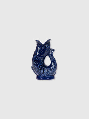 Gurgly Glug Jug Vase Mini Small - Cobalt Blue