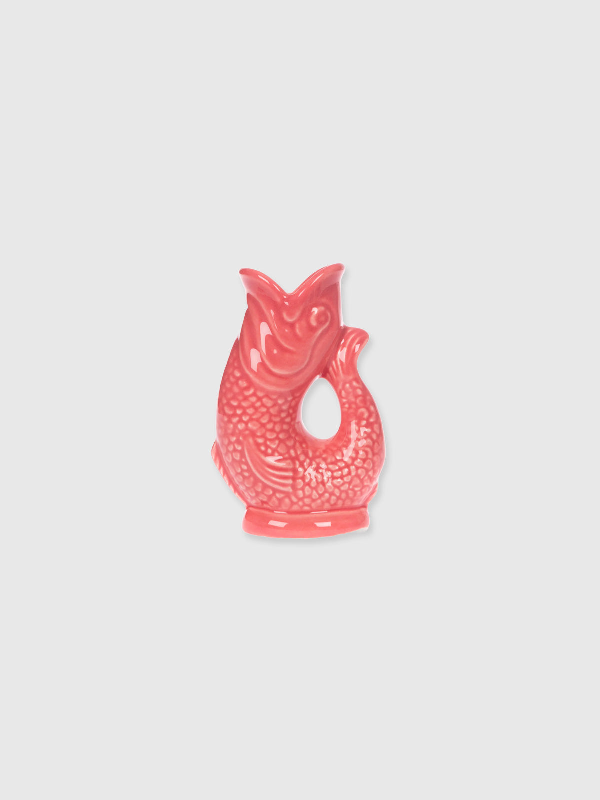Gurgly Glug Jug Vase Mini Small - Coral Pink