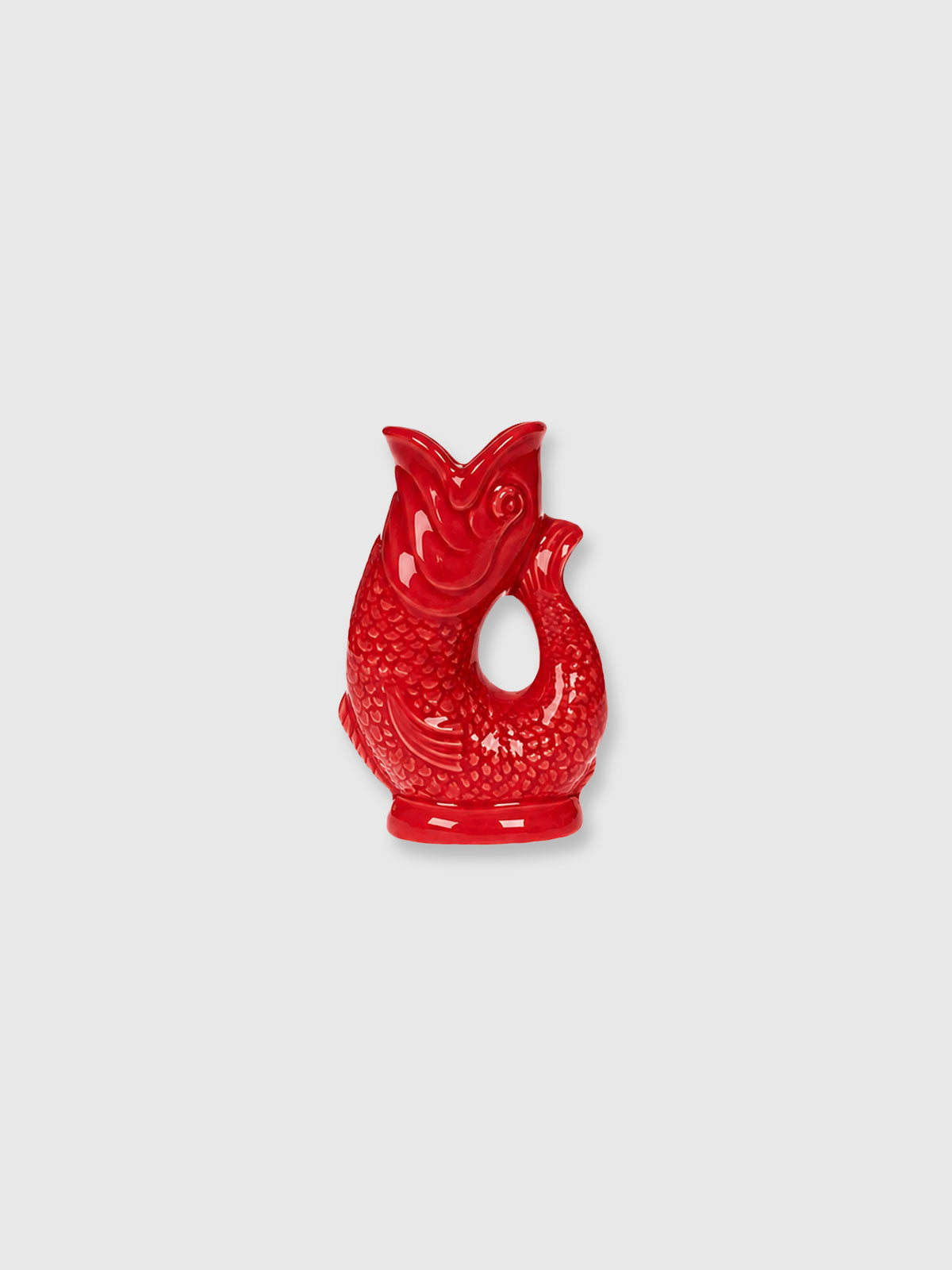 Gurgly Glug Jug Vase Mini Small - Red