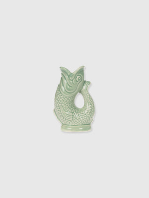 Gurgly Glug Jug Vase Mini Small - Sage Green