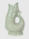 Gurgly Glug Jug Vase Extra Large - Sage Green