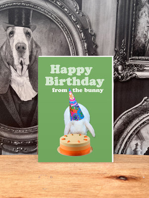 Greeting Card - Happy Birthday From The Bunny