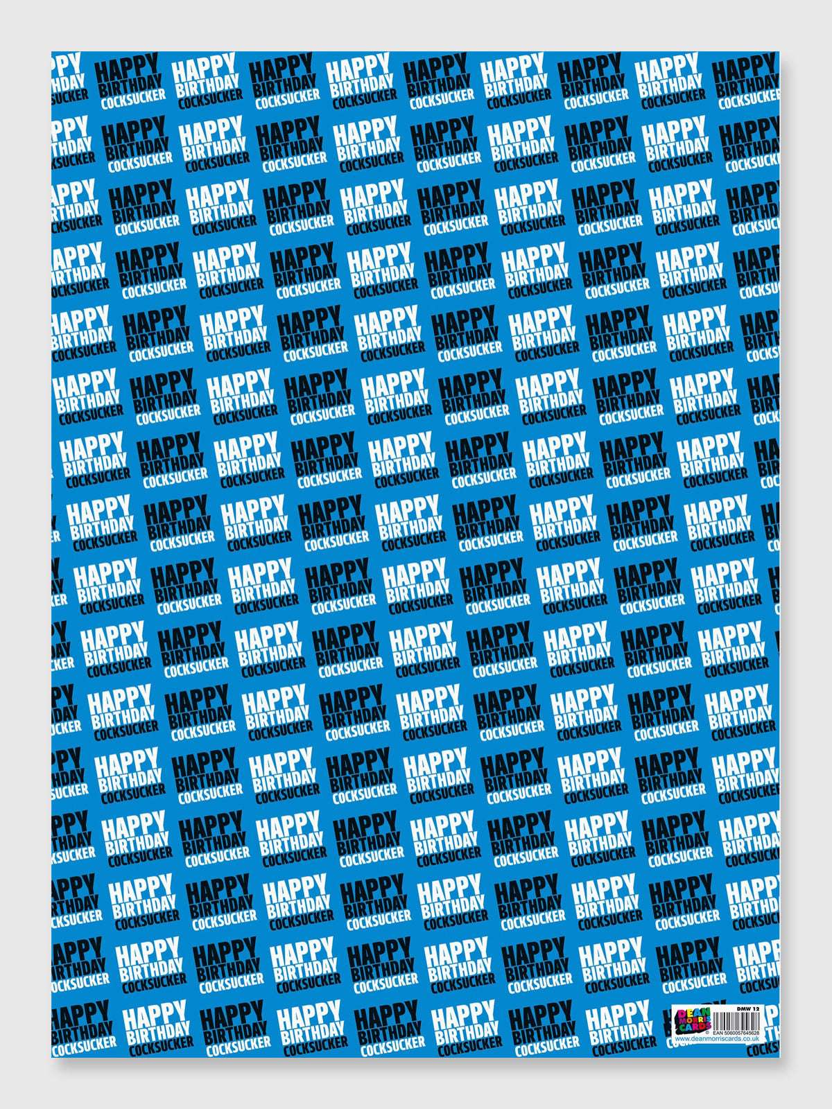 Rude Wrapping Paper - Happy Birthday Cock