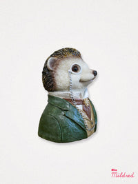 Hedgehog Bust Statue - 18cm