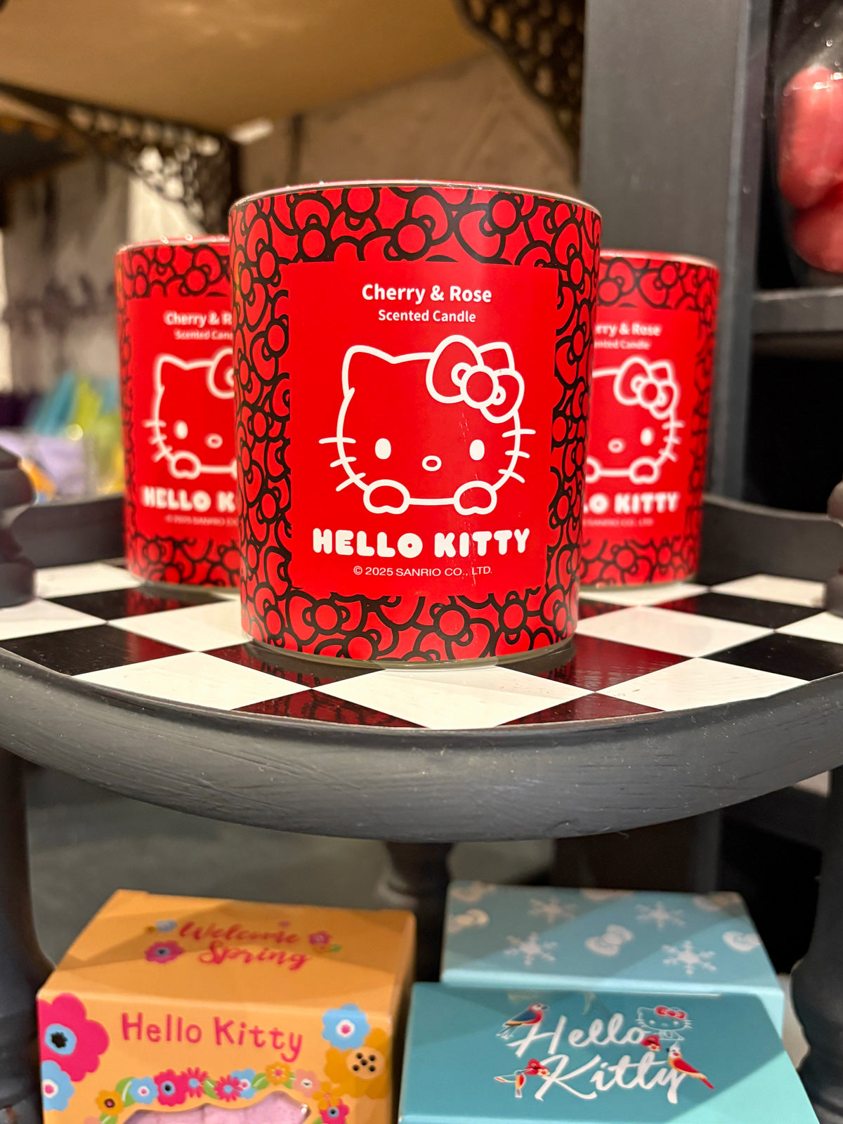 Hello Kitty Candle - Cherry & Rose Scent