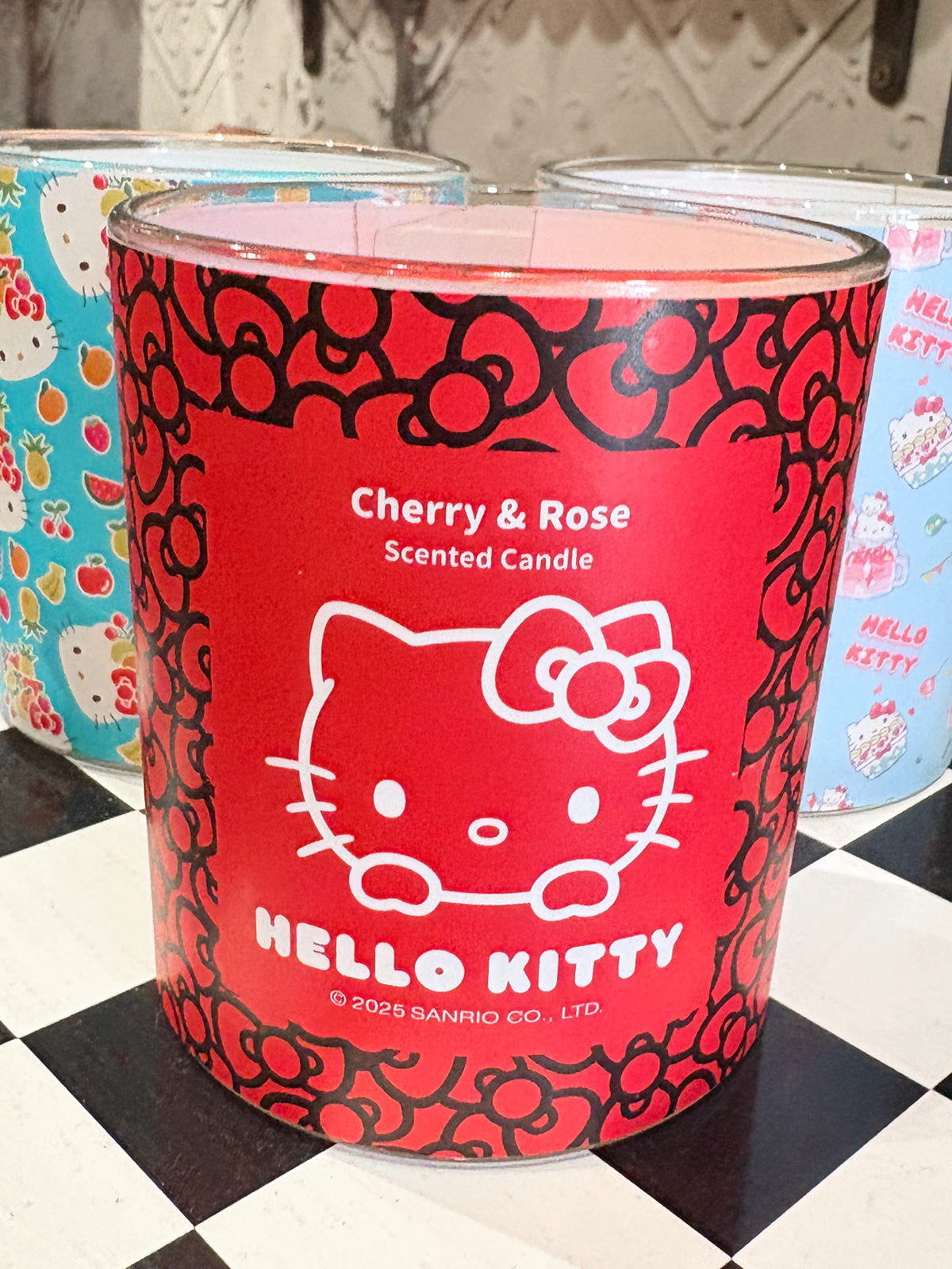 Hello Kitty Candle - Cherry & Rose Scent