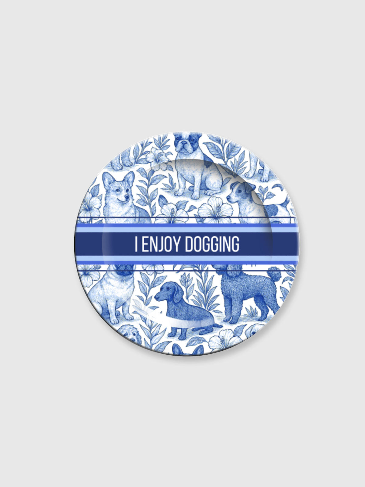Side Plate 6" - I Enjoy Dogging