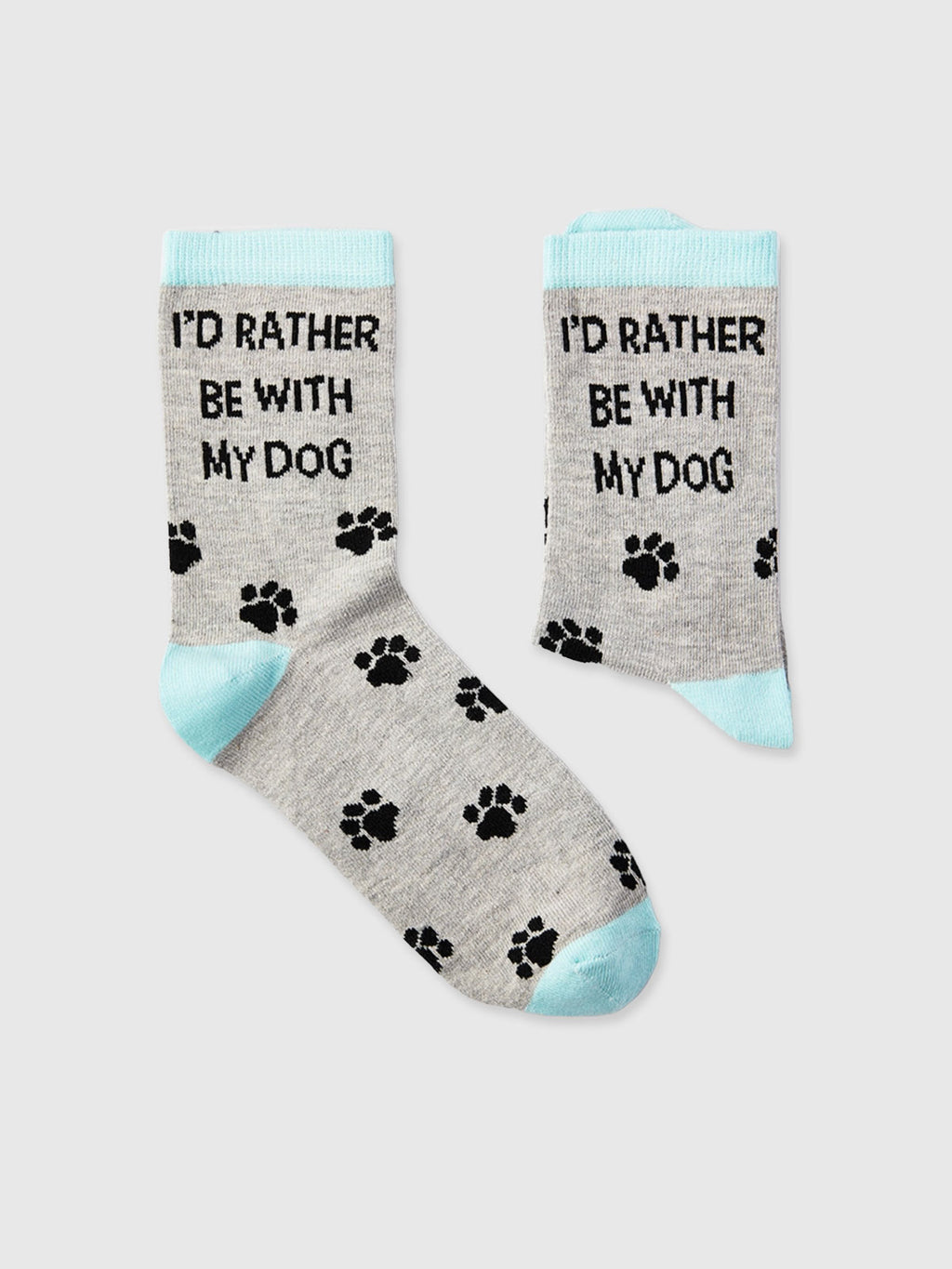 I'd Rather Be With My Dog Socks - Ladies