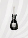 Italian Porcelain Black Cat Toilet Brush