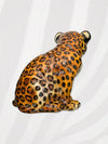 Italian Porcelain Leopard Cub Statue Figure