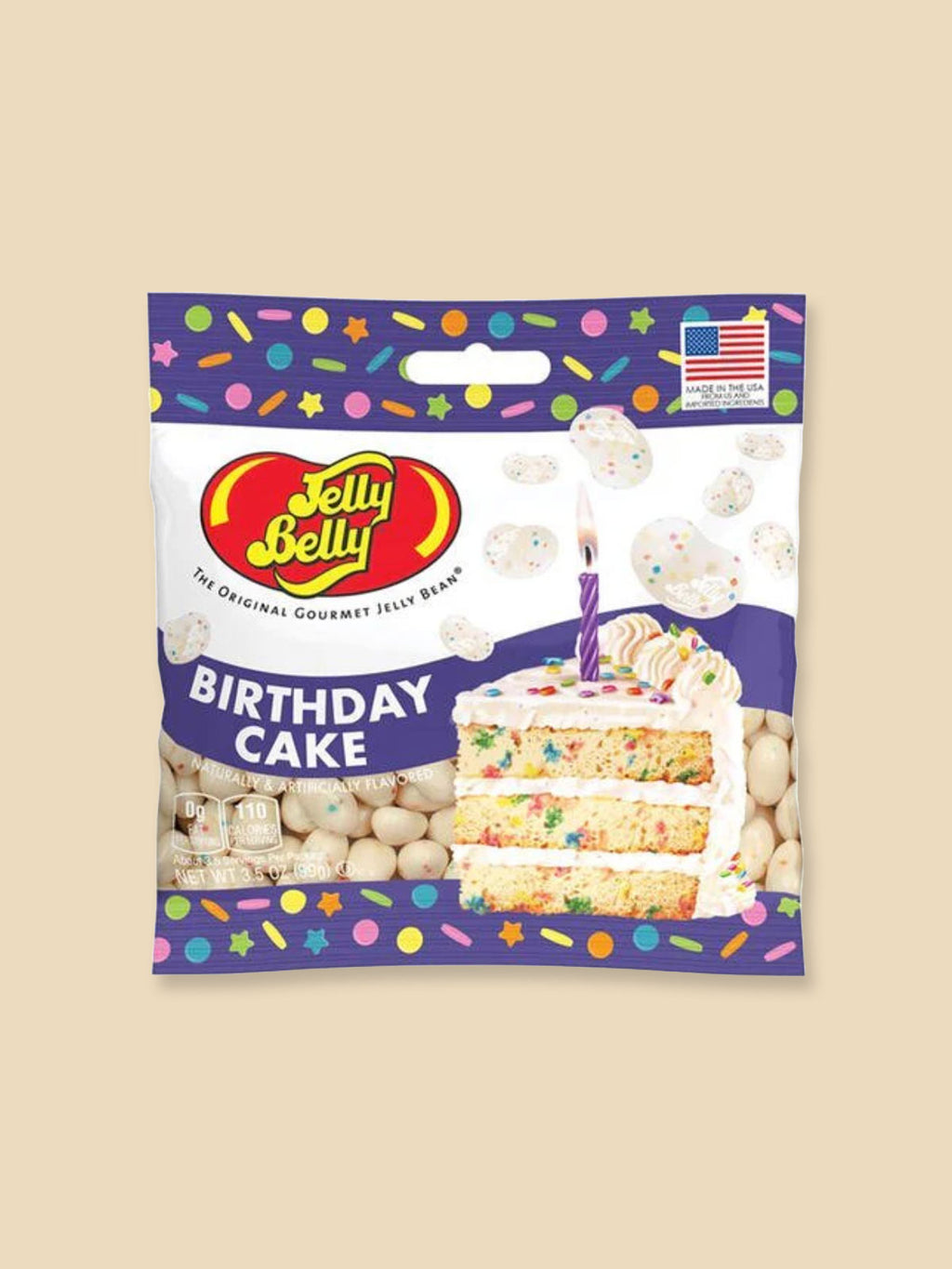 Jelly Belly Jelly Beans - Birthday Cake - 99g USA Import