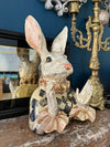 Hare Rabbit Harlequin Bust