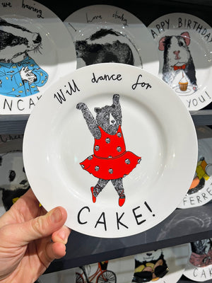 JimBobArt Side Plate - Dance for Cake