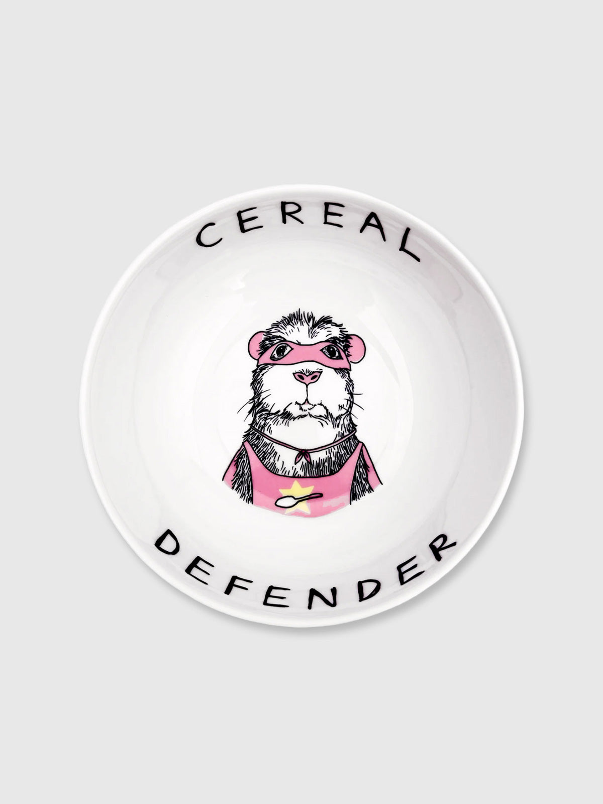 JimBobArt Bowl - Cereal Defender Guinea Pig