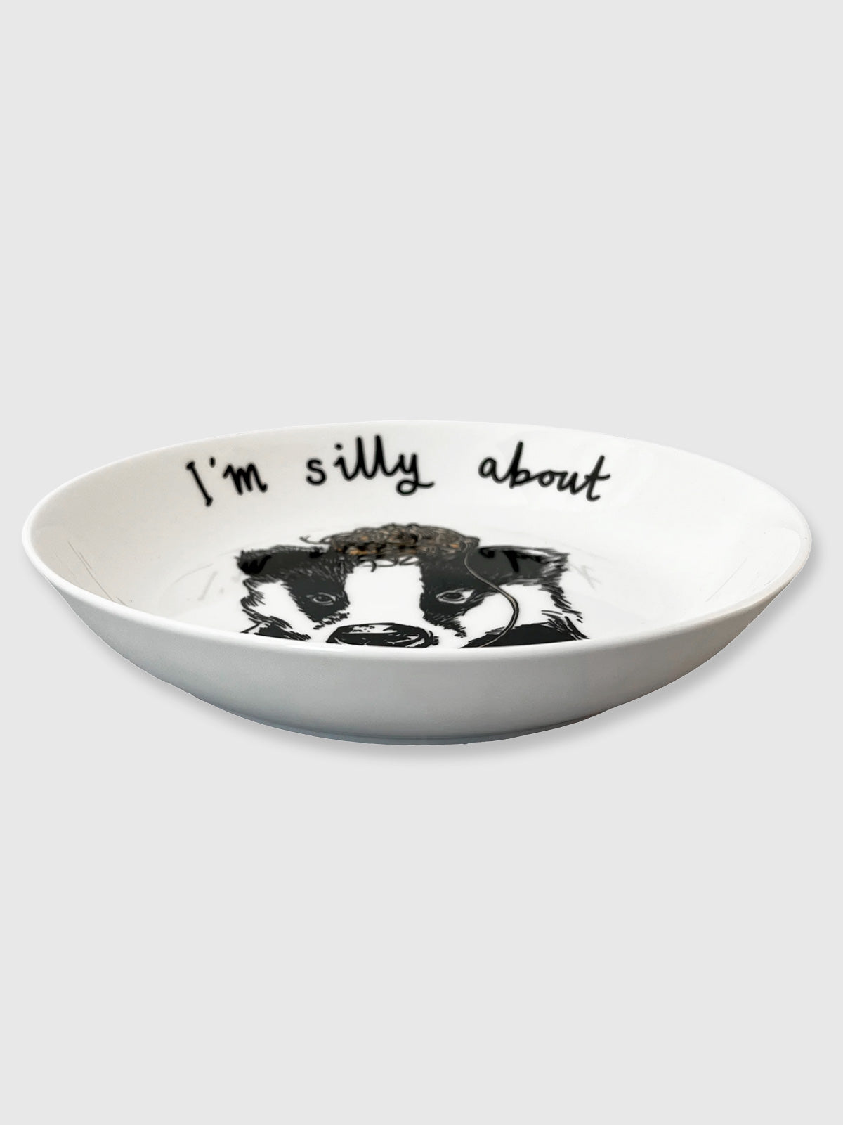 JimBobArt Bowl - Pasta Silly Badger