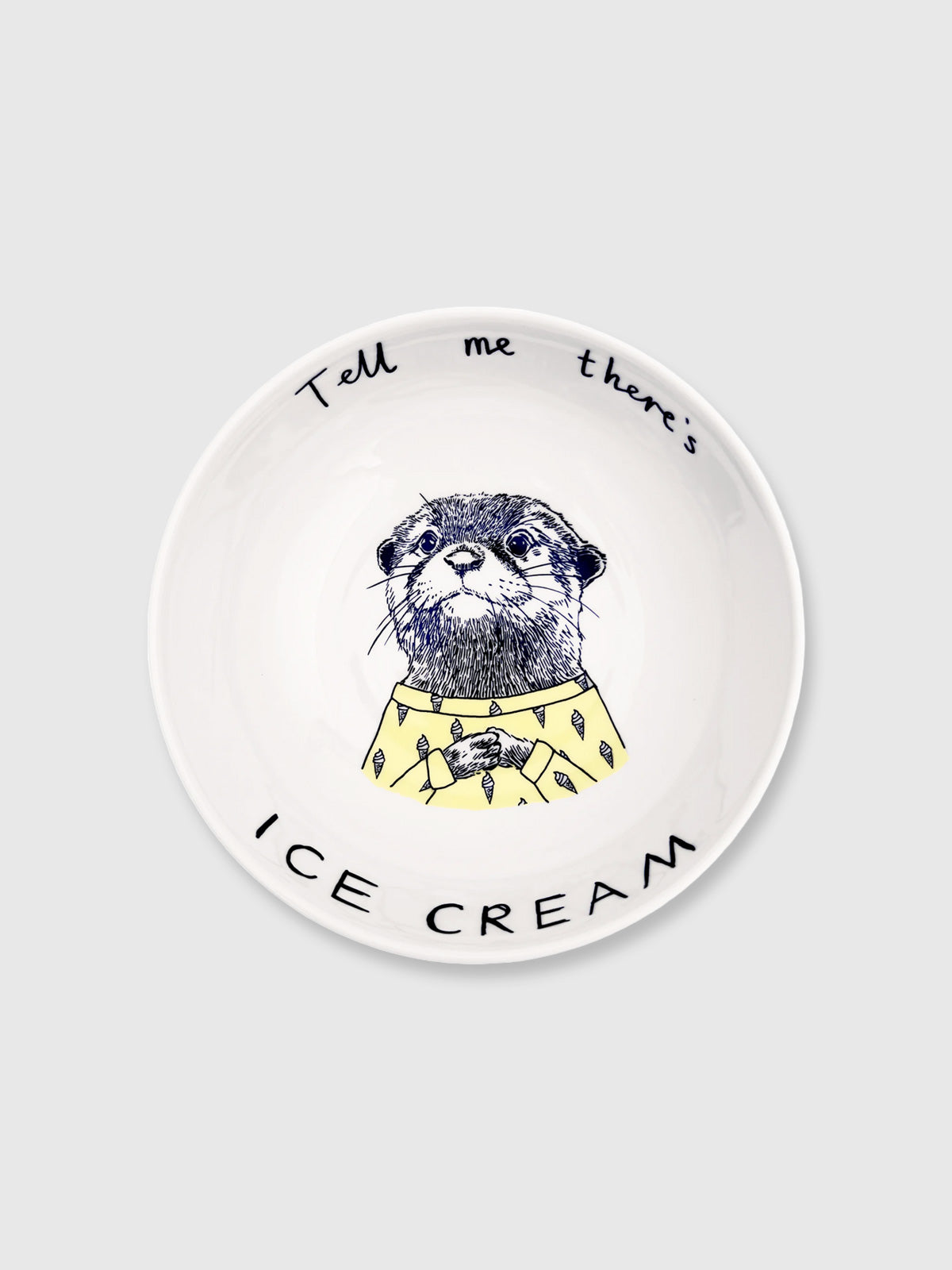 JimBobArt Bowl - Tell Me There's Ice Cream?