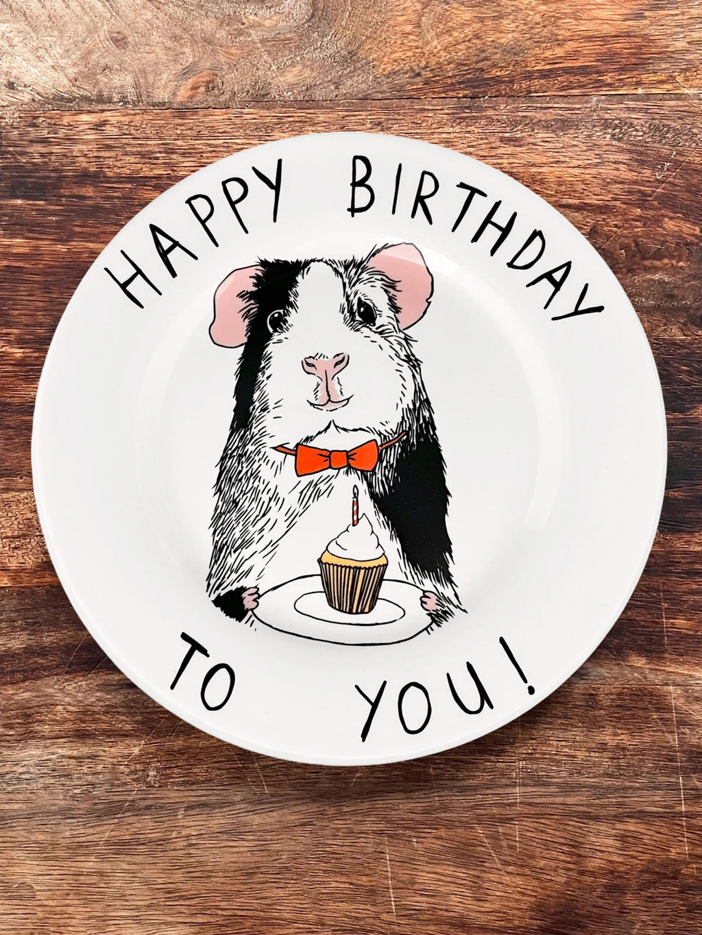 JimBobArt Side Plate - Happy Birthday