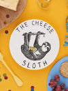 JimBobArt Side Plate - Cheese Sloth
