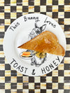 JimBobArt Side Plate - This Bunny Loves Toast and Honey