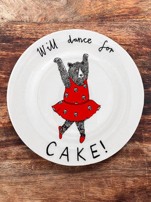 JimBobArt Side Plate - Dance for Cake