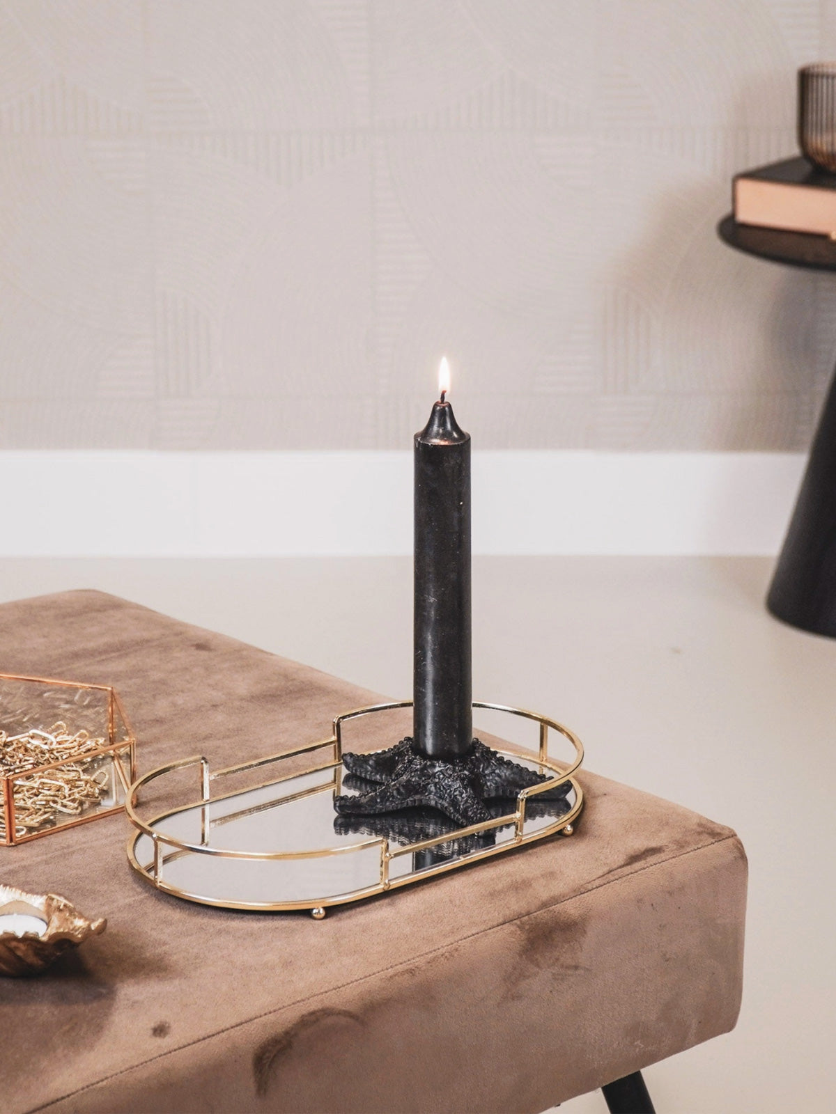 Big Dinner Candle - Black