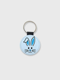 Key Ring - Bunny Rabbit - Blue