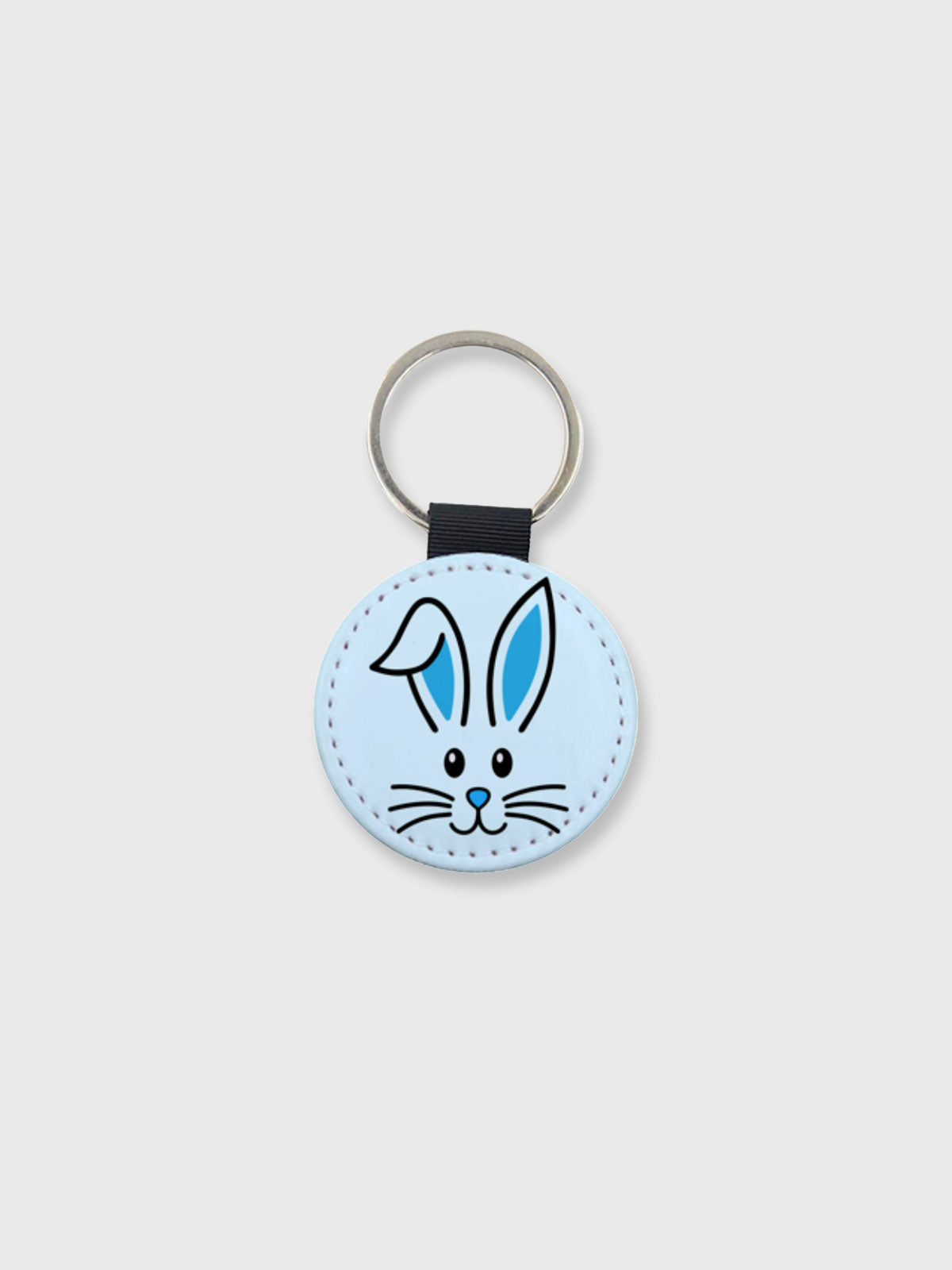 Key Ring - Bunny Rabbit - Blue