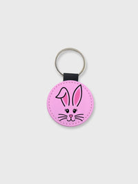 Key Ring - Bunny Rabbit - Pink