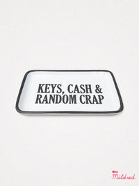 Keys, Cash and Random Crap Ceramic dish / tray