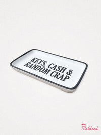 Keys, Cash and Random Crap Ceramic dish / tray