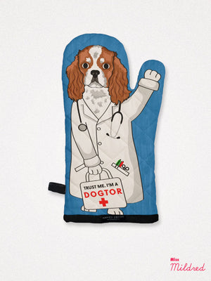 King Charles Spaniel Trust Me, I'm A Dogter - Oven Mitt