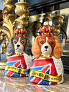Christmas Ornament - God Save The King Charles Spaniel Tri-Colour
