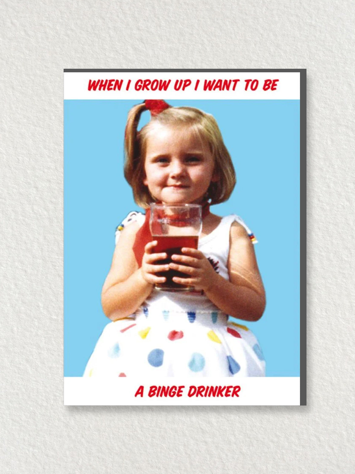 Greeting Card - Binge Drinking