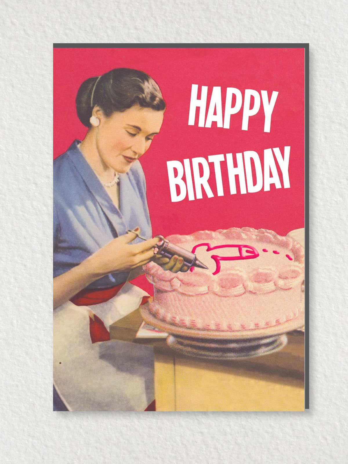 Greeting Card - Rude Cake Icing