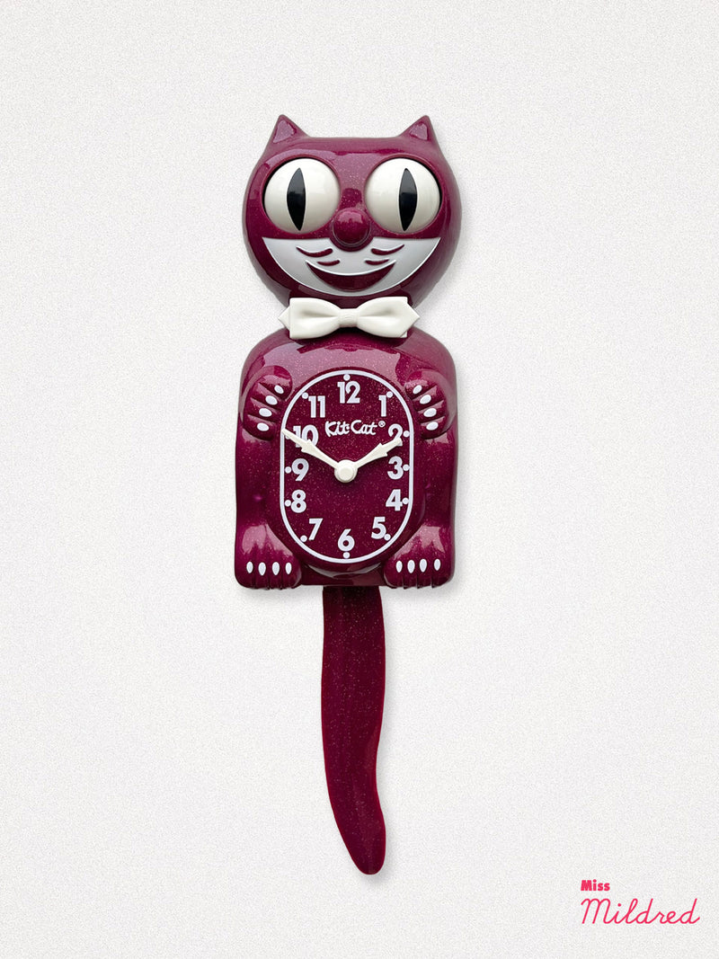 Kit Cat Clock - Original Large Size - Ruby Red