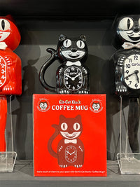 Kit Cat Clock Black Mug