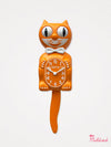 Kit Cat Clock - Original Large Size - Festival Orange