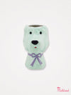 Quirky Ceramic Dog Vase - MInt Green