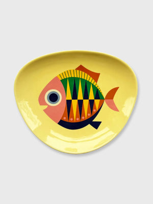 Fish Ceramic Plate - 23cm