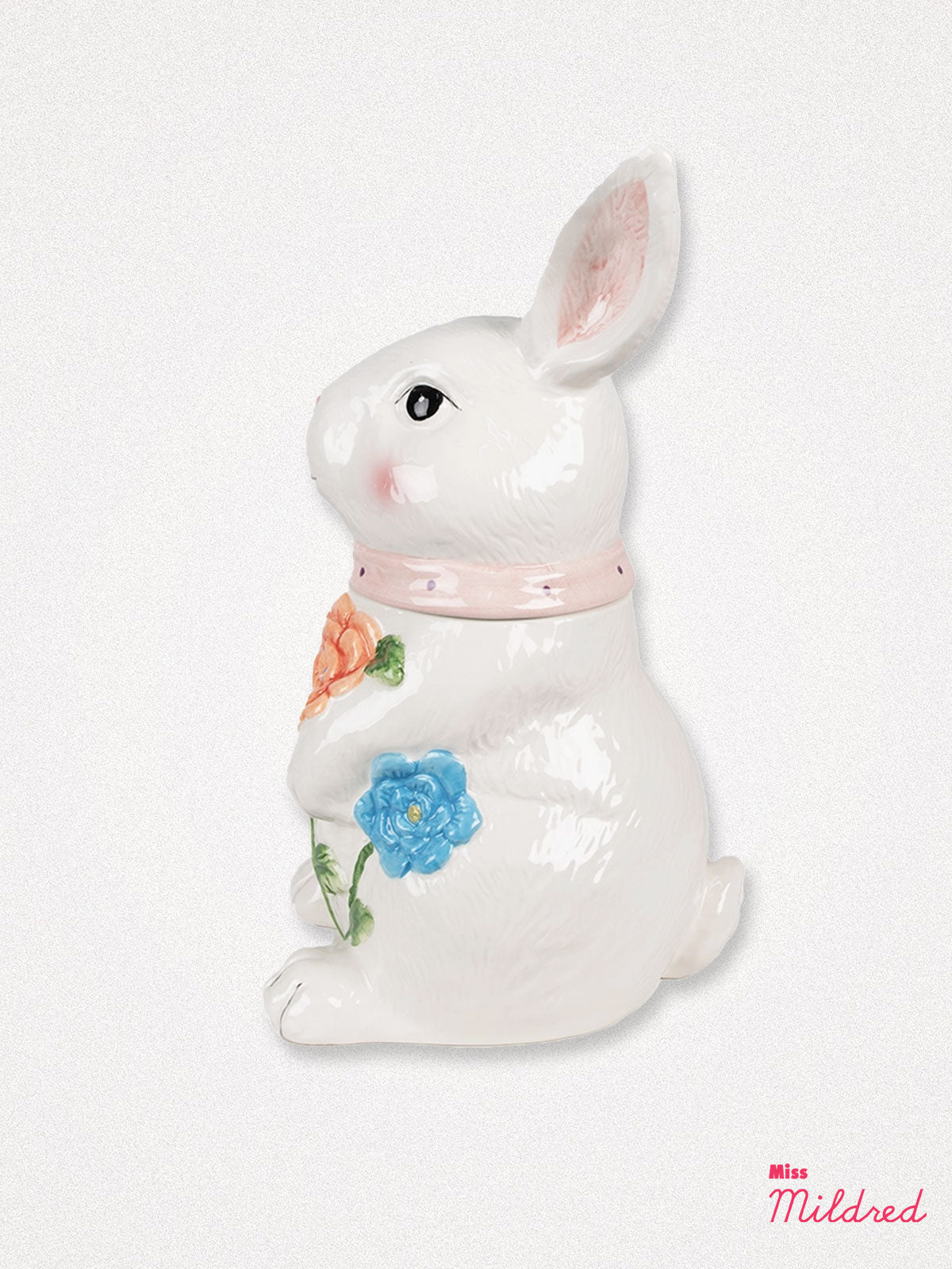 Kitsch Rabbit Large Ceramic Jar