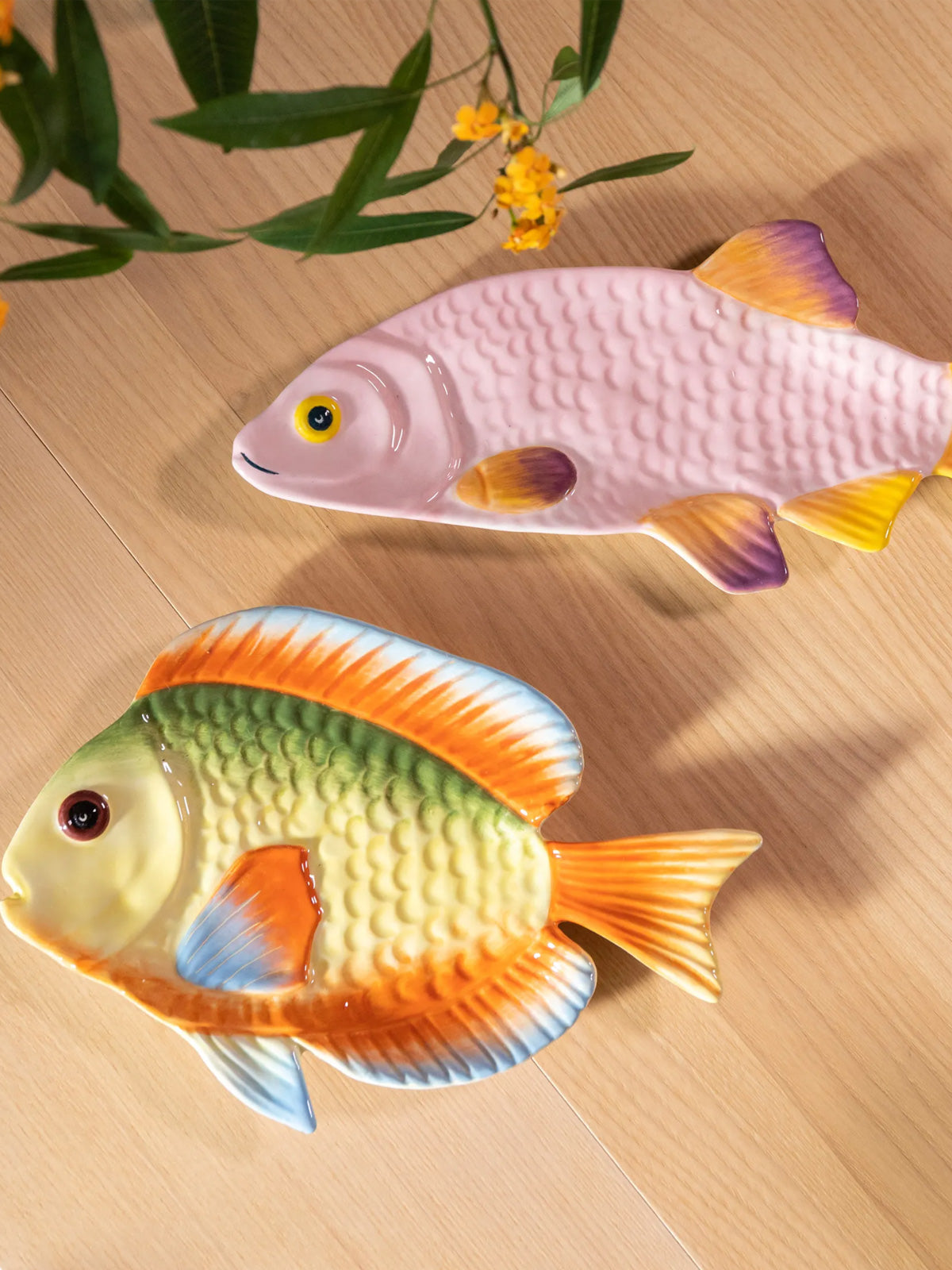 Klevering Fish Plate Rainbow - 25.5cm