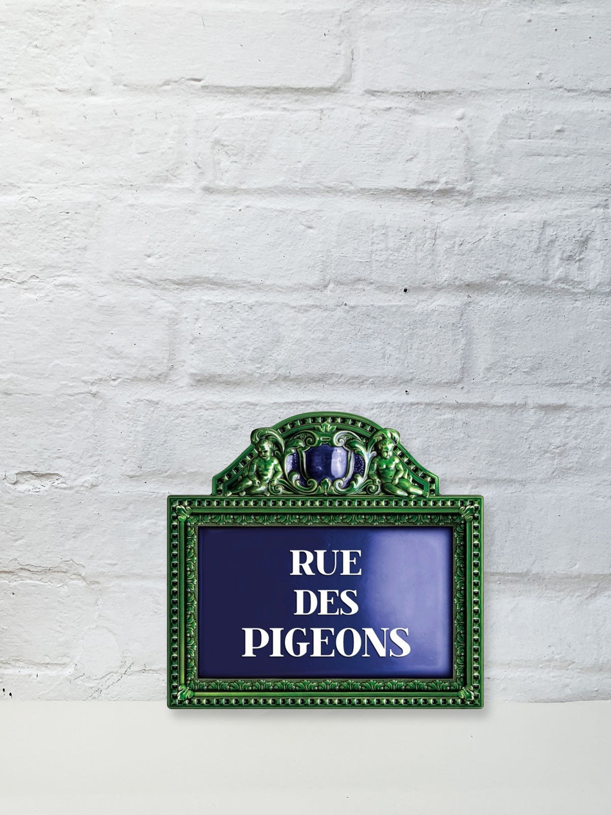 Koziel Cut Out - Rue des Pigeons - French Street Sign