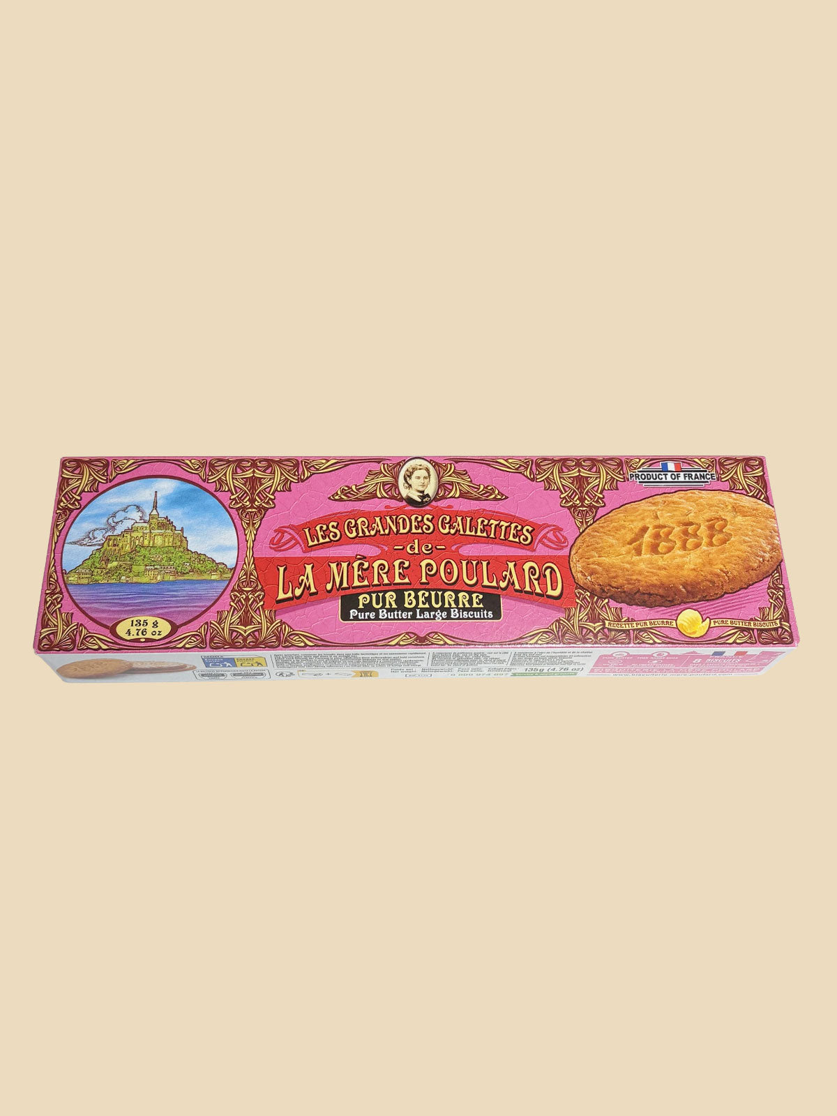 French Galettes Butter Biscuits - 130g